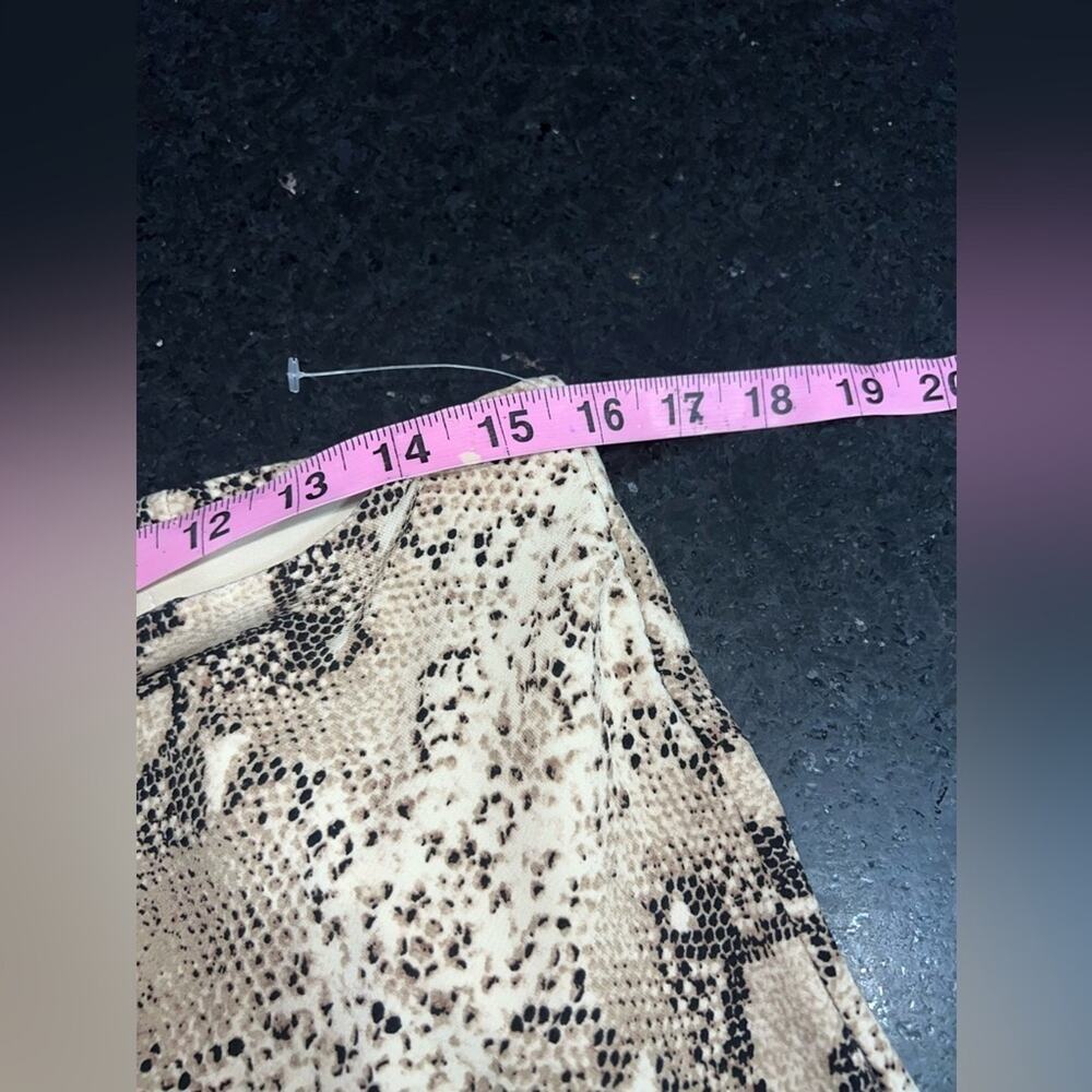 NEW RACHEL ZOE PYTHON PRINT FLOWY A LINE MIDI SKI… - image 9